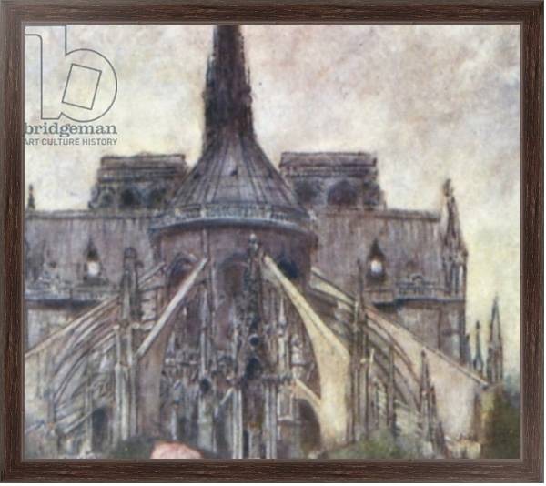 Постер Notre Dame с типом исполнения На холсте в раме в багетной раме 221-02