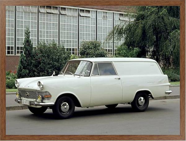 Постер Opel Rekord Van (P2) '1960–63 с типом исполнения На холсте в раме в багетной раме 1727.4310