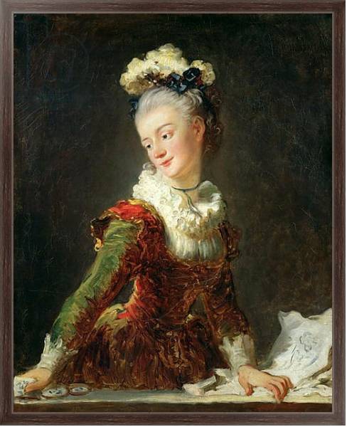 Постер Marie-Madeleine Guimard с типом исполнения На холсте в раме в багетной раме 221-02