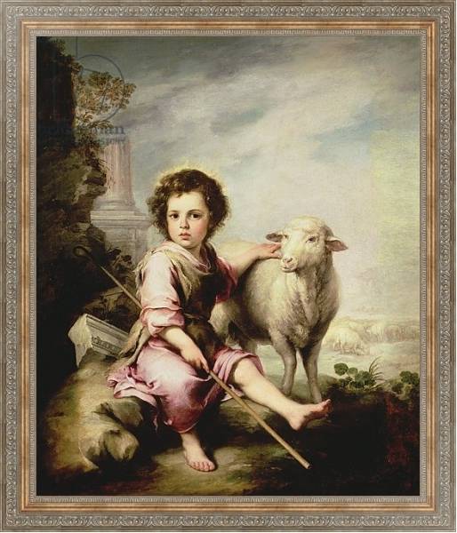 Постер The Good Shepherd, c.1650 с типом исполнения На холсте в раме в багетной раме 484.M48.310