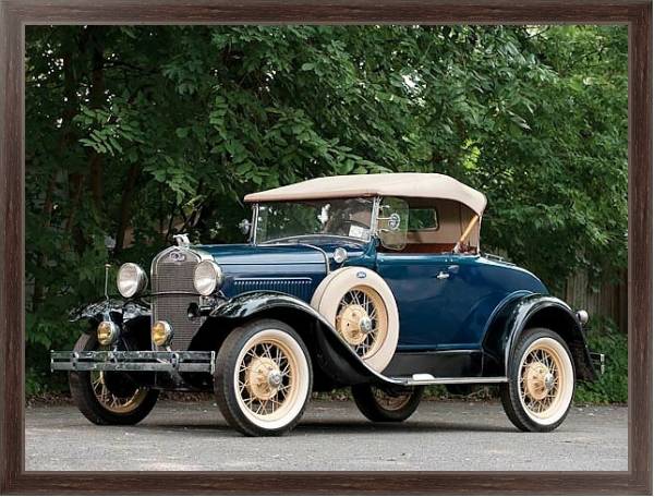 Постер Ford Model A Roadster '1927–31 с типом исполнения На холсте в раме в багетной раме 221-02
