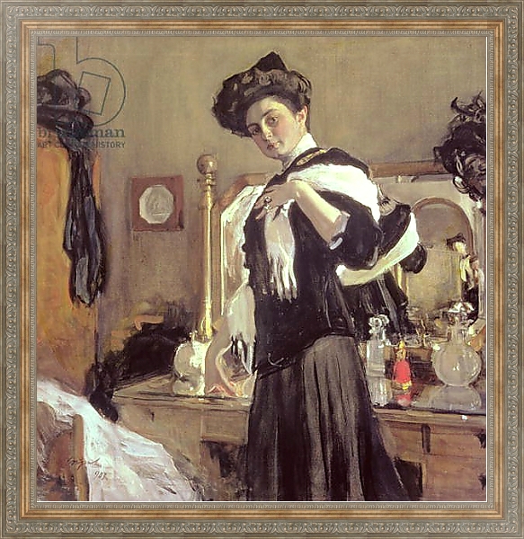 Постер Portrait of Henrietta Girshmann, 1907 с типом исполнения На холсте в раме в багетной раме 484.M48.310