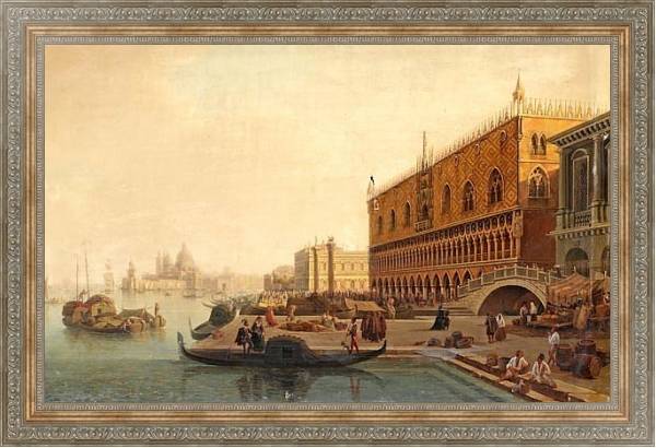 Постер Венеция 2 с типом исполнения На холсте в раме в багетной раме 484.M48.310