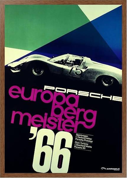 Постер Автогонки 75 с типом исполнения На холсте в раме в багетной раме 1727.4310