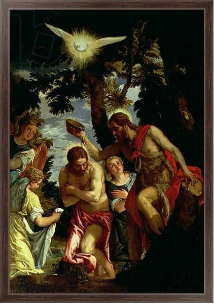 Постер The Baptism of Christ 3 с типом исполнения На холсте в раме в багетной раме 221-02