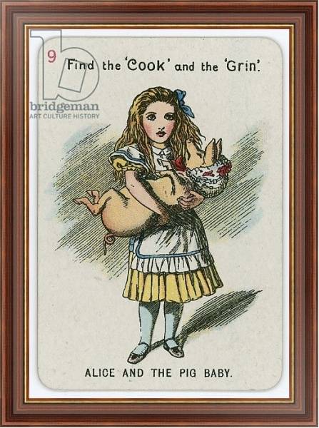 Постер Alice and the Pig Baby с типом исполнения На холсте в раме в багетной раме 35-M719P-83