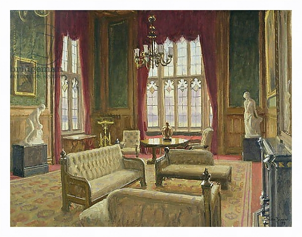 Постер The River Room, Palace of Westminster с типом исполнения На холсте в раме в багетной раме 221-03