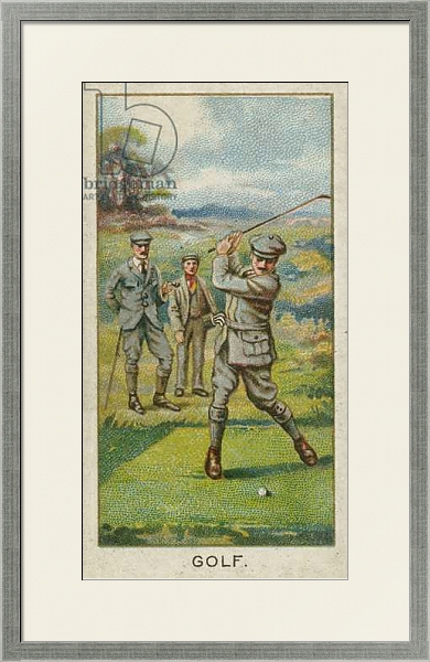 Постер Golf 2 с типом исполнения Под стеклом в багетной раме 1727.2510