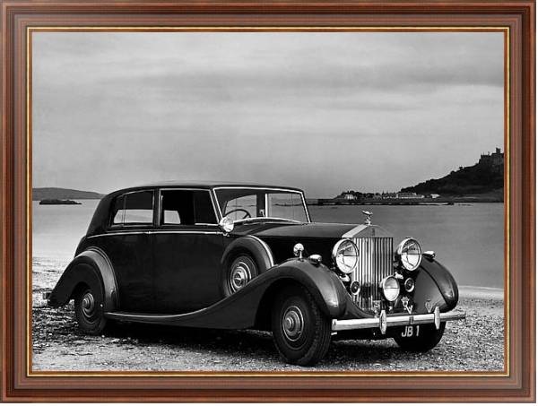 Постер Rolls-Royce Wraith '1938–39 с типом исполнения На холсте в раме в багетной раме 35-M719P-83
