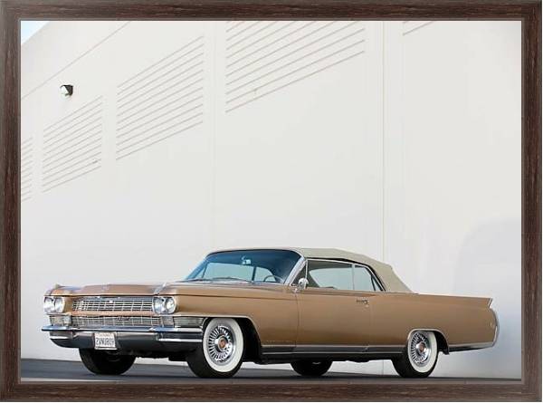 Постер Cadillac Eldorado '1964 с типом исполнения На холсте в раме в багетной раме 221-02