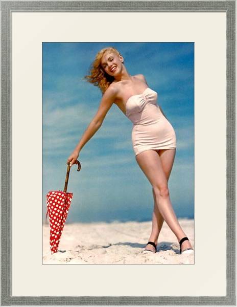 Постер Monroe, Marilyn 37 с типом исполнения Под стеклом в багетной раме 1727.2510