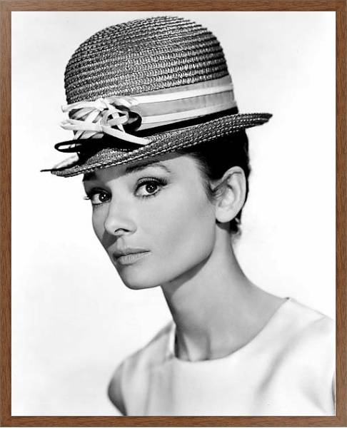 Постер Hepburn, Audrey 17 с типом исполнения На холсте в раме в багетной раме 1727.4310
