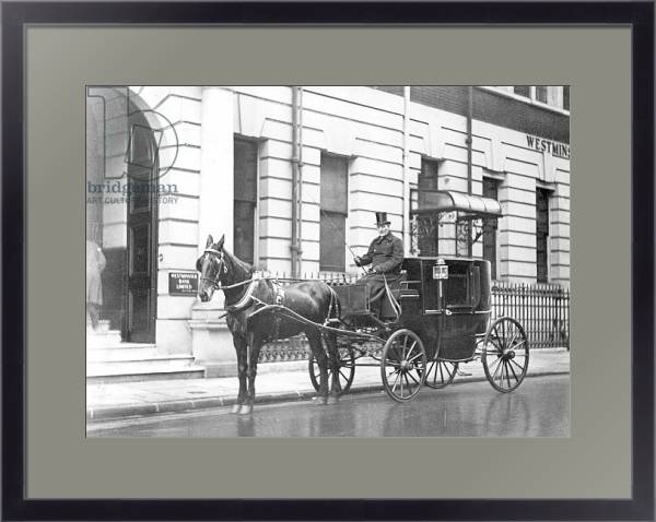 Постер Single-Horsed Carriage с типом исполнения Под стеклом в багетной раме 221-01