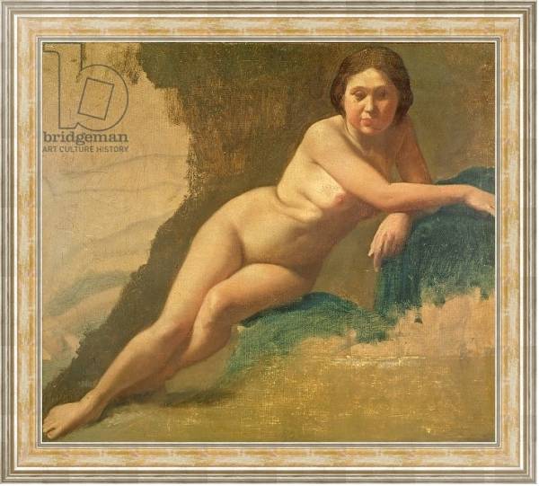 Постер Nude Study, c.1858-60 с типом исполнения На холсте в раме в багетной раме NA053.0.115