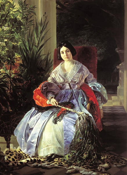 Постер Портрет светлейшей княгини Елизаветы Павловны Салтыковой. 1841 с типом исполнения На холсте без рамы