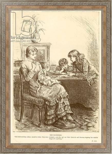 Постер The Governess с типом исполнения На холсте в раме в багетной раме 484.M48.310