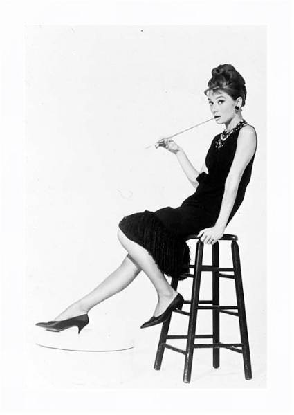 Постер Хепберн Одри 125 с типом исполнения На холсте в раме в багетной раме 221-03
