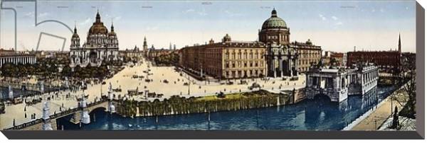 Постер View of Berlin at the turn of the century с типом исполнения На холсте без рамы