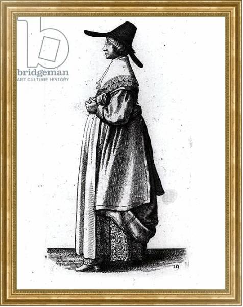 Постер Merchant's Wife, 1640 с типом исполнения На холсте в раме в багетной раме NA033.1.051