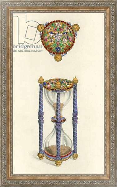 Постер An Hour Glass, mid 17th century с типом исполнения На холсте в раме в багетной раме 484.M48.310