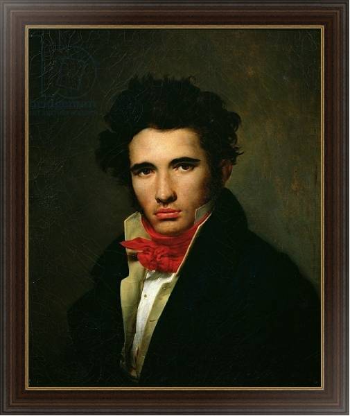 Постер Self Portrait, c.1818 с типом исполнения На холсте в раме в багетной раме 1.023.151