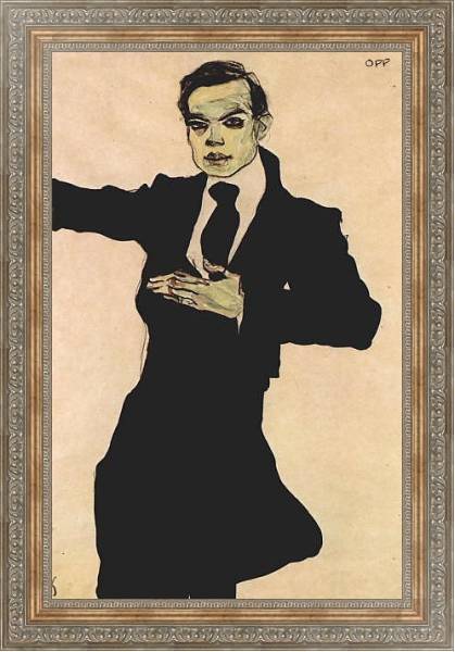 Постер Портрет Макса Оппенгеймера с типом исполнения На холсте в раме в багетной раме 484.M48.310