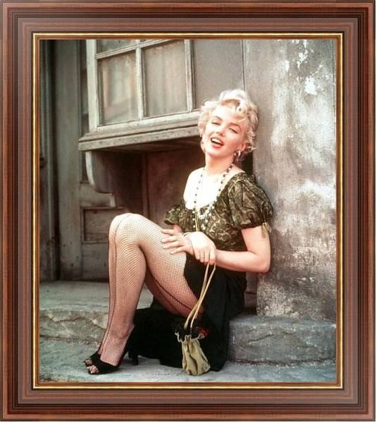 Постер Monroe, Marilyn 64 с типом исполнения На холсте в раме в багетной раме 35-M719P-83