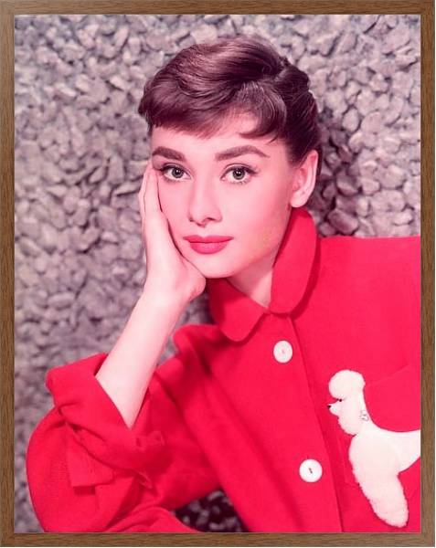 Постер Hepburn, Audrey 30 с типом исполнения На холсте в раме в багетной раме 1727.4310
