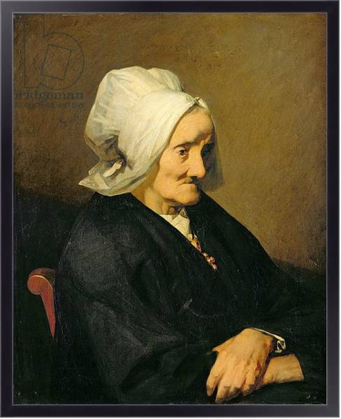 Постер Portrait of the Widow Roumy с типом исполнения На холсте в раме в багетной раме 221-01