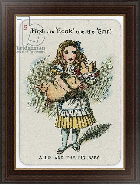 Постер Alice and the Pig Baby с типом исполнения На холсте в раме в багетной раме 1.023.151