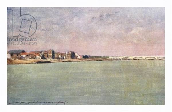 Постер The Seine at Sunset с типом исполнения На холсте в раме в багетной раме 221-03