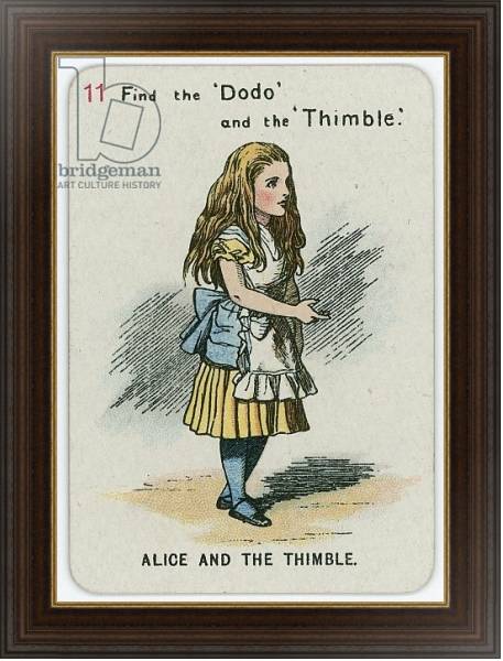 Постер Alice and the Thimble с типом исполнения На холсте в раме в багетной раме 1.023.151