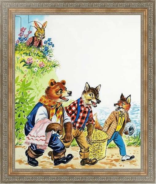 Постер Brer Rabbit 112 с типом исполнения На холсте в раме в багетной раме 484.M48.310