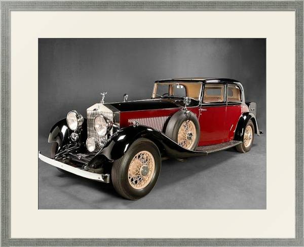Постер Rolls-Royce Phantom Touring Saloon by Park Ward (II) '1934 с типом исполнения Под стеклом в багетной раме 1727.2510