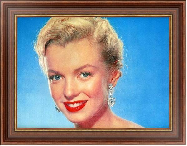 Постер Monroe, Marilyn 53 с типом исполнения На холсте в раме в багетной раме 35-M719P-83