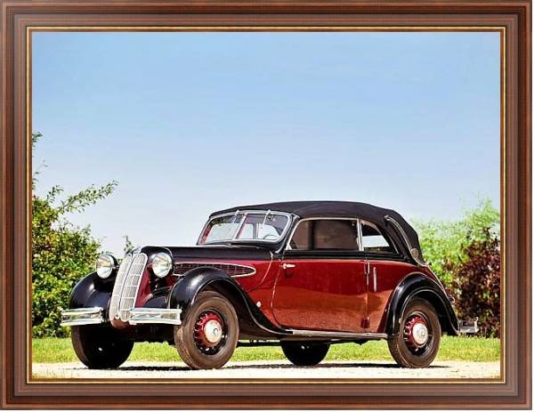 Постер BMW 326 Cabriolet by Gl?ser '1936–41 с типом исполнения На холсте в раме в багетной раме 35-M719P-83