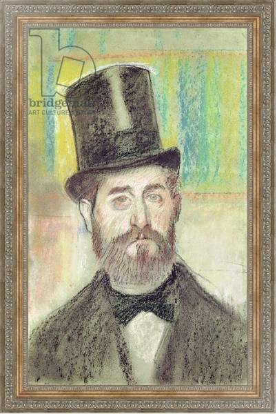 Постер Man in an Opera Hat с типом исполнения На холсте в раме в багетной раме 484.M48.310