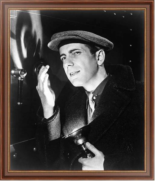 Постер Bogart, Humphrey (Amazing Dr. Clitterhouse, The) с типом исполнения На холсте в раме в багетной раме 35-M719P-83
