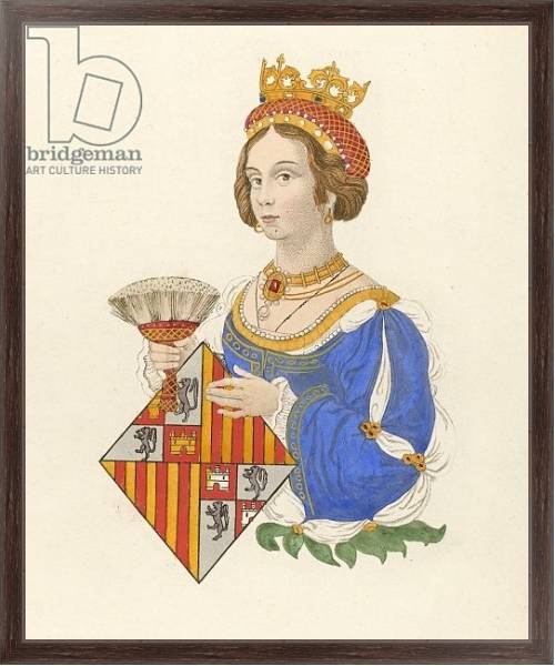 Постер Queen Johanna of Castile с типом исполнения На холсте в раме в багетной раме 221-02