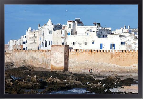 Постер Марокко. Портовый город Эс-Сувейра с типом исполнения На холсте в раме в багетной раме 221-01