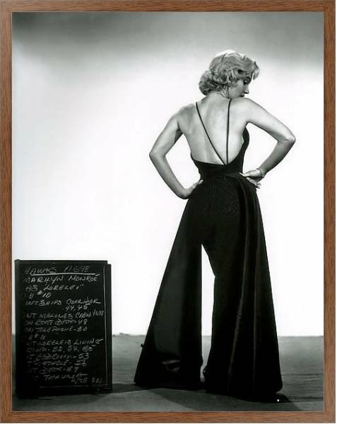 Постер Monroe, Marilyn (Gentlemen Prefer Blondes) 2 с типом исполнения На холсте в раме в багетной раме 1727.4310