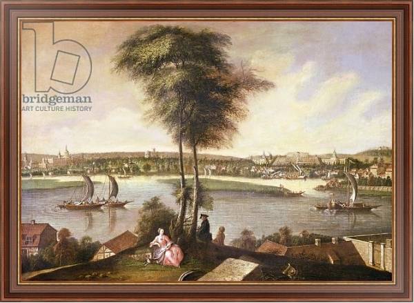 Постер View of the Sanssouci park from Brauhausberg, 1772 с типом исполнения На холсте в раме в багетной раме 35-M719P-83