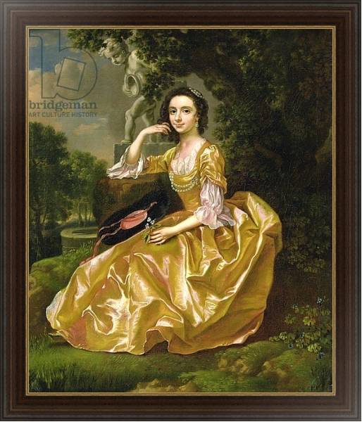 Постер Mrs Mary Chauncey, 1748 с типом исполнения На холсте в раме в багетной раме 1.023.151