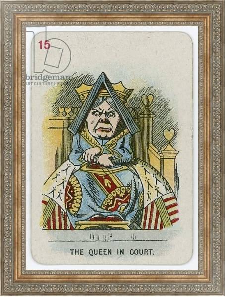 Постер The Queen in Court с типом исполнения На холсте в раме в багетной раме 484.M48.310