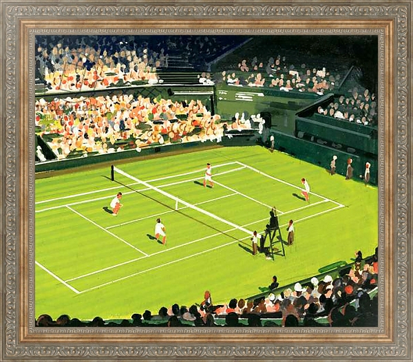 Постер The centre court at Wimbledon с типом исполнения На холсте в раме в багетной раме 484.M48.310