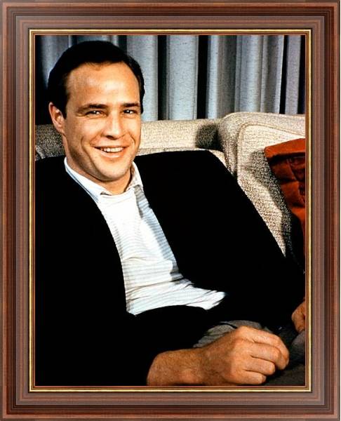 Постер Brando, Marlon 4 с типом исполнения На холсте в раме в багетной раме 35-M719P-83