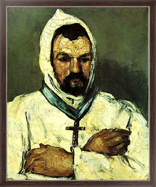 Постер Портрет дяди Доминика в монашеском облачении с типом исполнения На холсте в раме в багетной раме 221-02