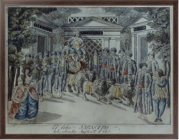 Постер Scene from 'The Magic Flute' by Wolfgang Amadeus Mozart 2 с типом исполнения На холсте в раме в багетной раме 221-02