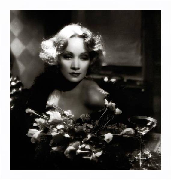 Постер Dietrich, Marlene (Shanghai Express) 5 с типом исполнения На холсте в раме в багетной раме 221-03