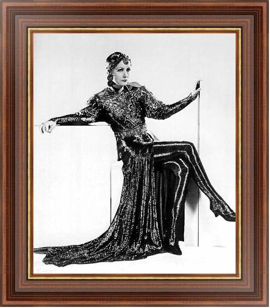 Постер Garbo, Greta (Mata Hari) 4 с типом исполнения На холсте в раме в багетной раме 35-M719P-83